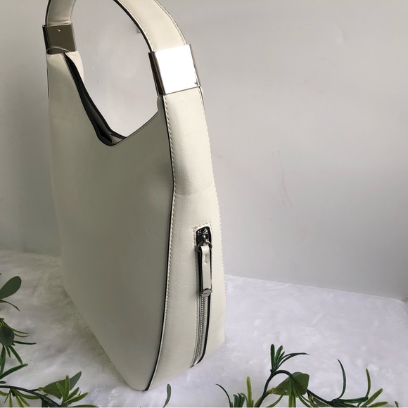 Alfani Bangle Hobo Bag, White, NWT - Picture 3 of 9